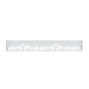 Бленда для карниза "Лиана" ПВХ цвет белый глянец