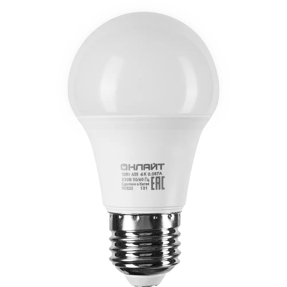 Лампа светодиодная Онлайт Е27 10 Вт дневной белый свет STLM-2069327 - Вид №1