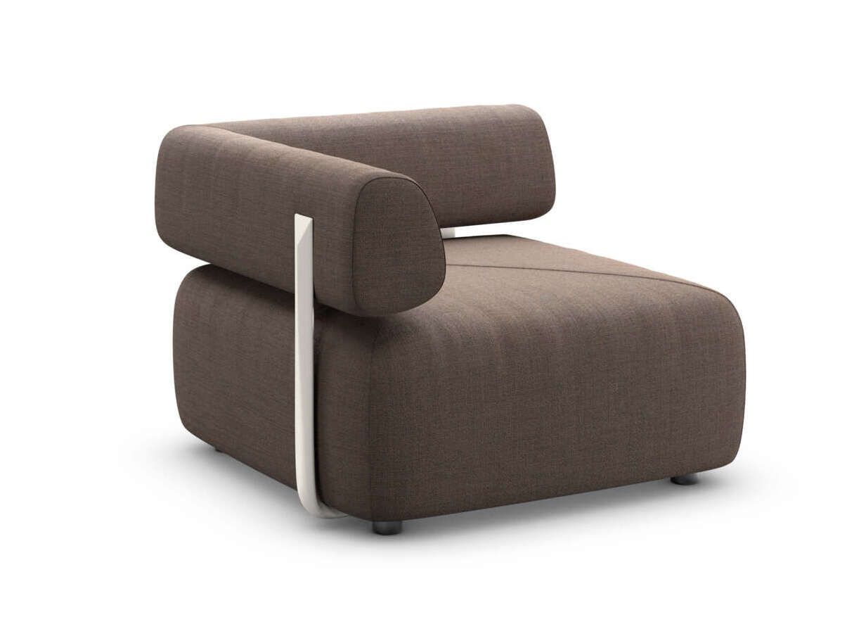 Угловое садовое кресло из ткани DEDON BRIXX ARCH-00146771 - Вид №1