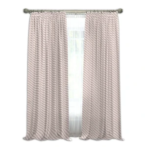 Штора Меандры экрю 2, 145х280, лента