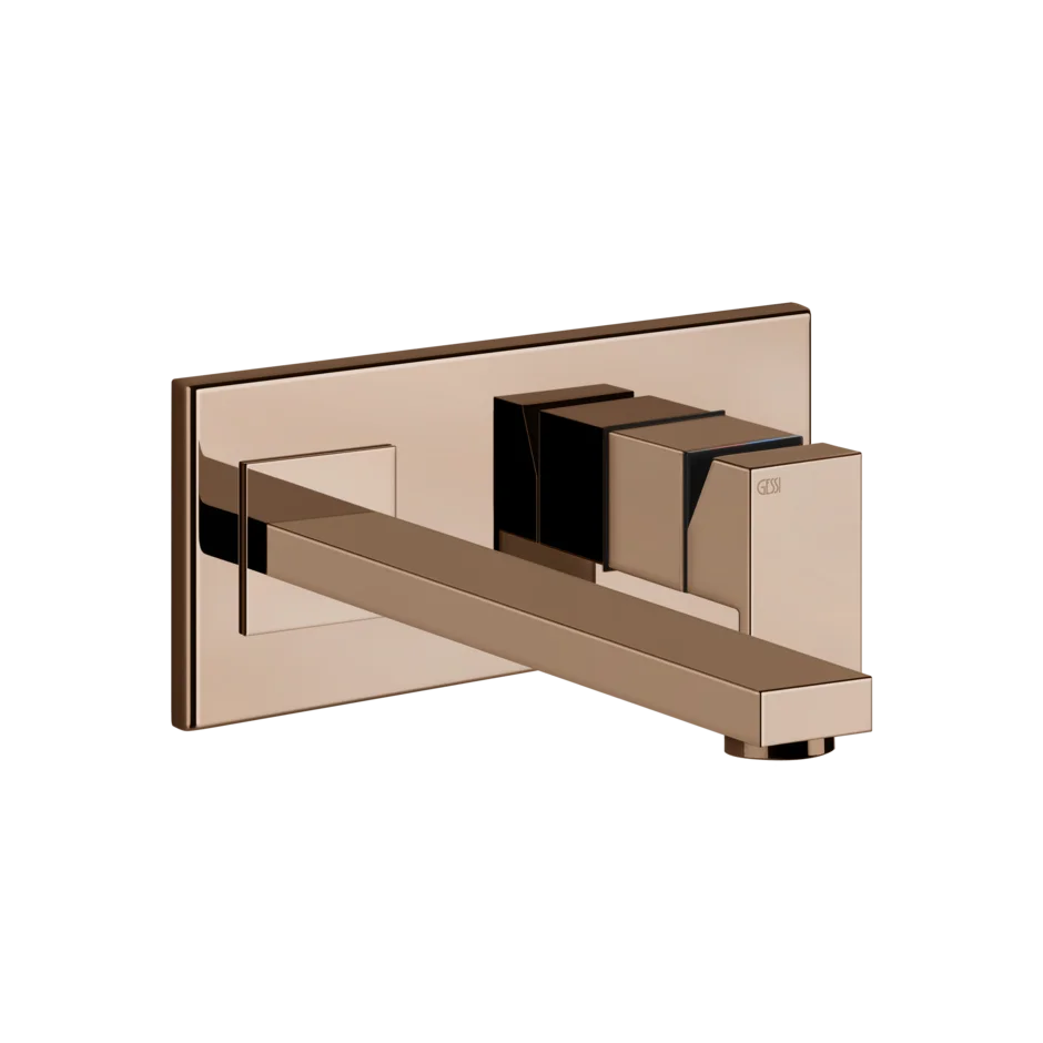 Смеситель для умывальника 44838 030 Gessi Rettangolo МЕДЬ PVD 44838030