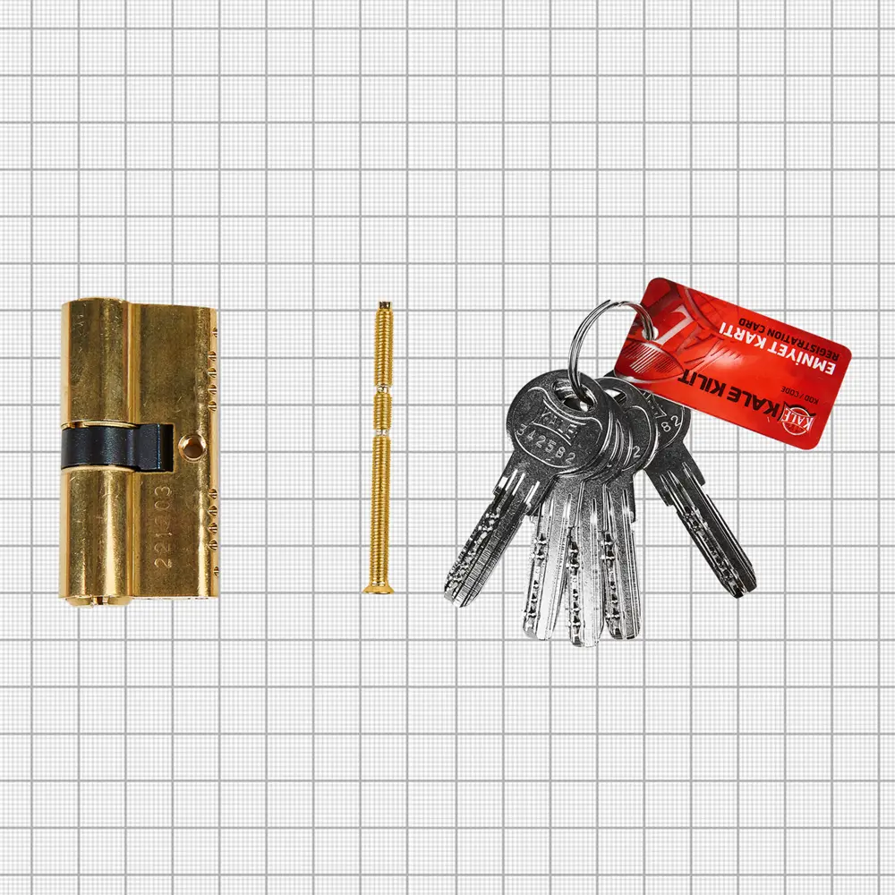 Цилиндр дверной Kale Kilit 164 OBS с защитой от взлома 84240442 STLM-0898188 - Вид №2