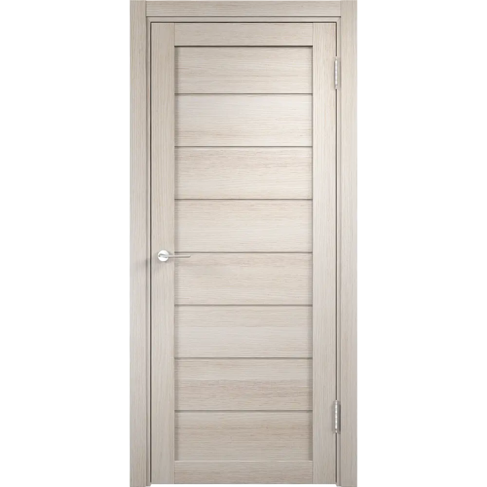 Дверь межкомнатная глухая Ницца 90x200 см, ПВХ, цвет кремовый, с фурнитурой ARTENS STLM-2111381 - Вид №1