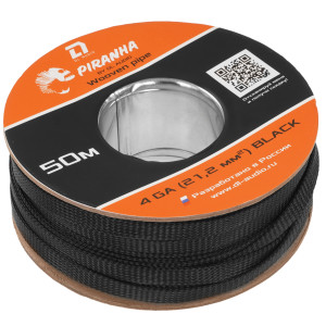 9285841 Оплетка для провода DL Audio Piranha WP 4 Ga Black
