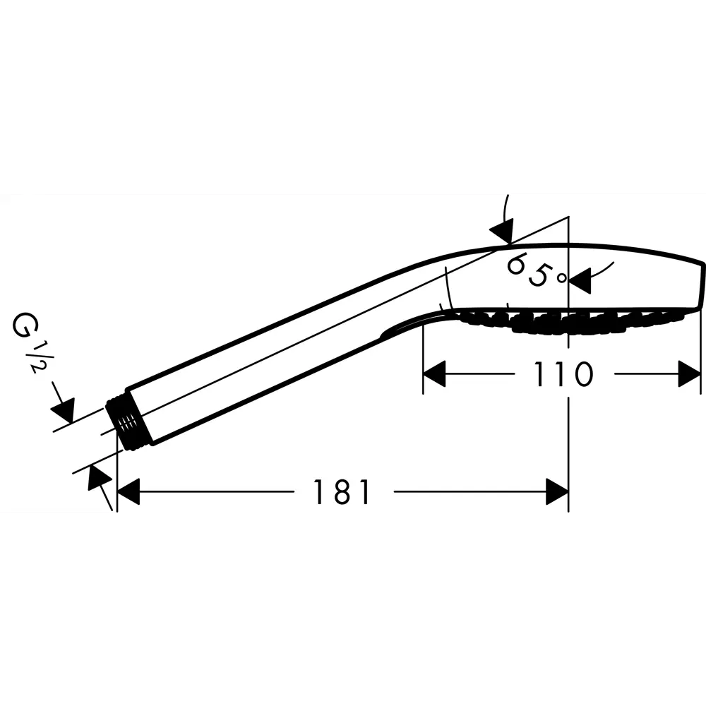 Лейка для душа Hansgrohe Croma Select E Multi, 3 режима STLM-2124234 - Вид №10