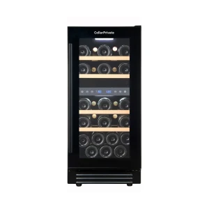 91023644 Винный шкаф Cellar Private CP027-2TB 38x82.50x58 см 27 бутылок цвет черный STLM-1344434