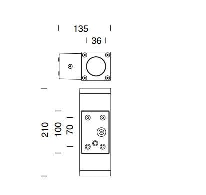 Настенный светильник для наружного применения Platek Tetra ARCH-00130287 - Вид №5