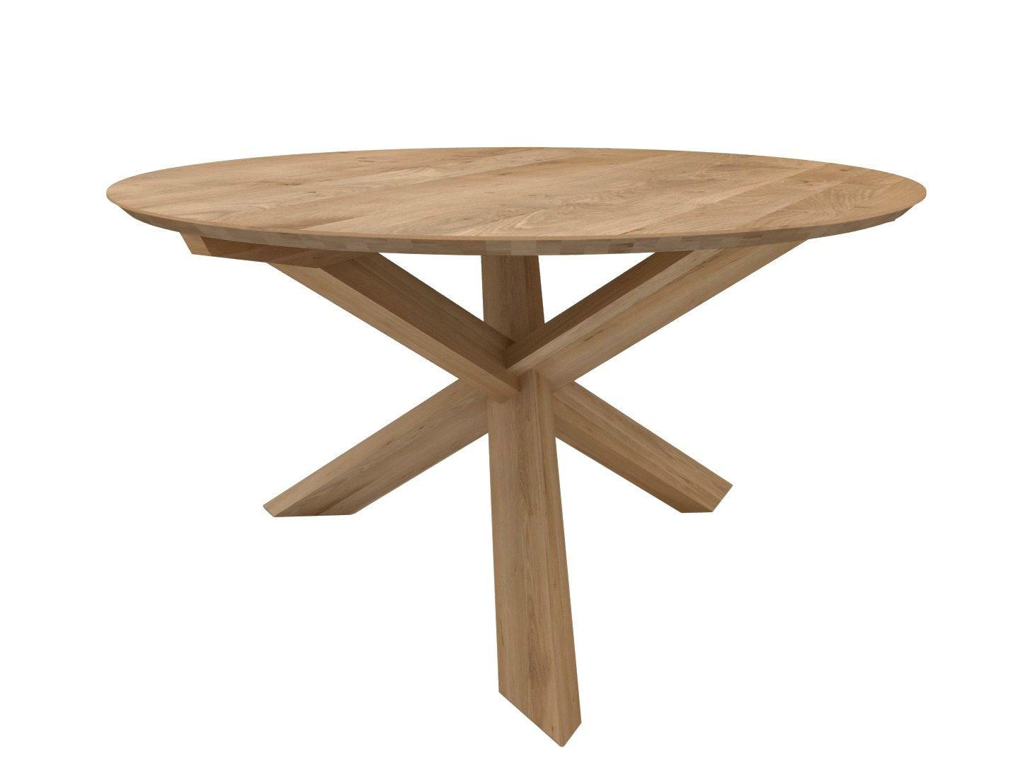 Круглый обеденный стол из массива дерева Ethnicraft Circle ARCH-00092692
