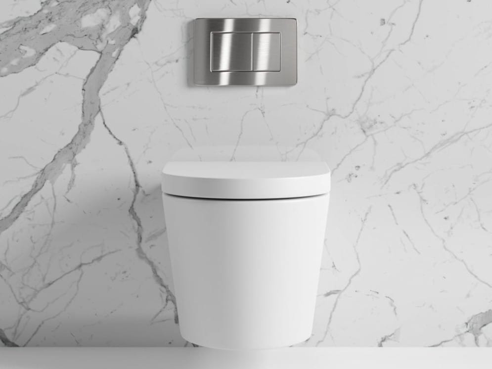 Керамический подвесной туалет с пластиной и сливной кассетой LUSSO без ARCH-00082135