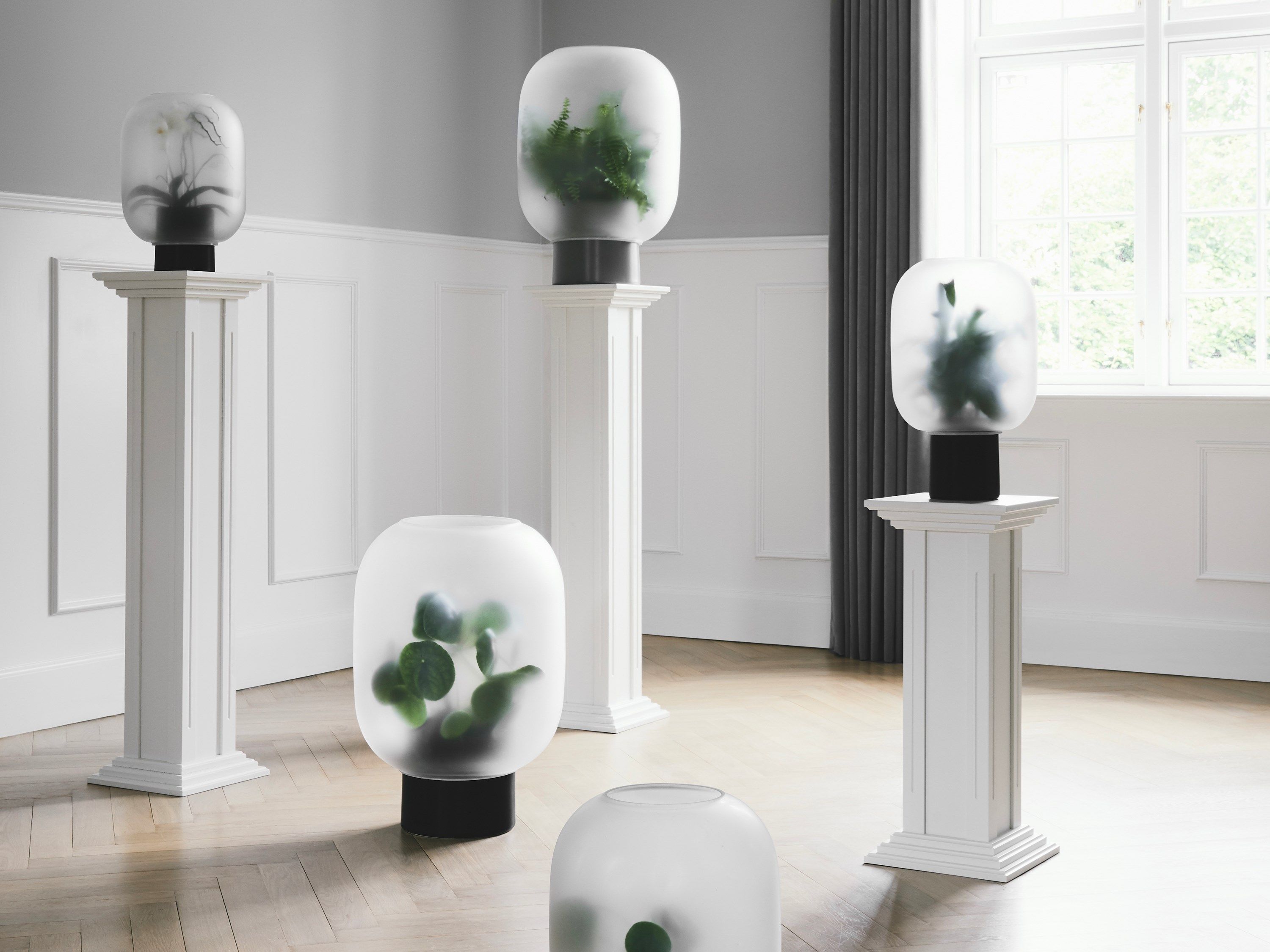 Замороженная стеклянная ваза Gejst Nebl ARCH-00040838 - Вид №3