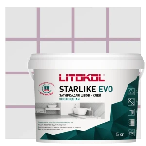 91038554 Затирка Litokol L0485420004 Starlike Evo S.530 Viola Ametista 5.30кг STLM-1352407