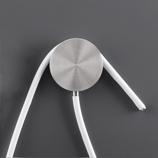 Настенная двойную ручку смеситель с ручным душем в силиконовой резине диаметр 14 м т  CIR07 CEADESIGN  - Вид №1