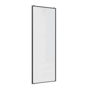 91586939 Дверь для шкафа-купе Лофт-Комплект Двери Найди 60.40x245.50x3 см сталь цвет белый/черный матовый STLM-1087963