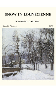 90608421 Постер Простопостер "Камиль писсаро - снег в лувесьене" 90x60 см в подарочном тубусе STLM-0305313 Santreyd