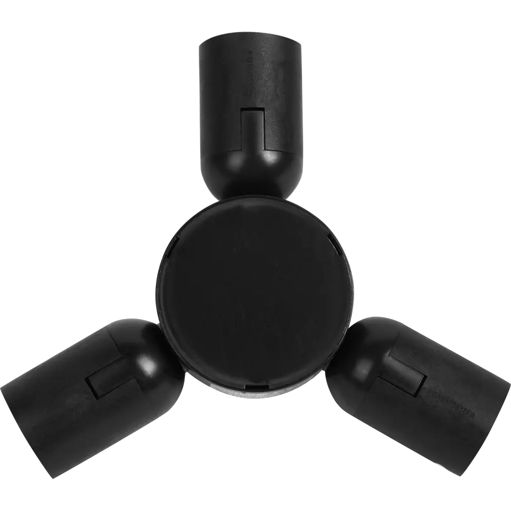 Разветвитель Eglo Rueda 3хE27х20 Вт цвет черный STLM-2062403 - Вид №3