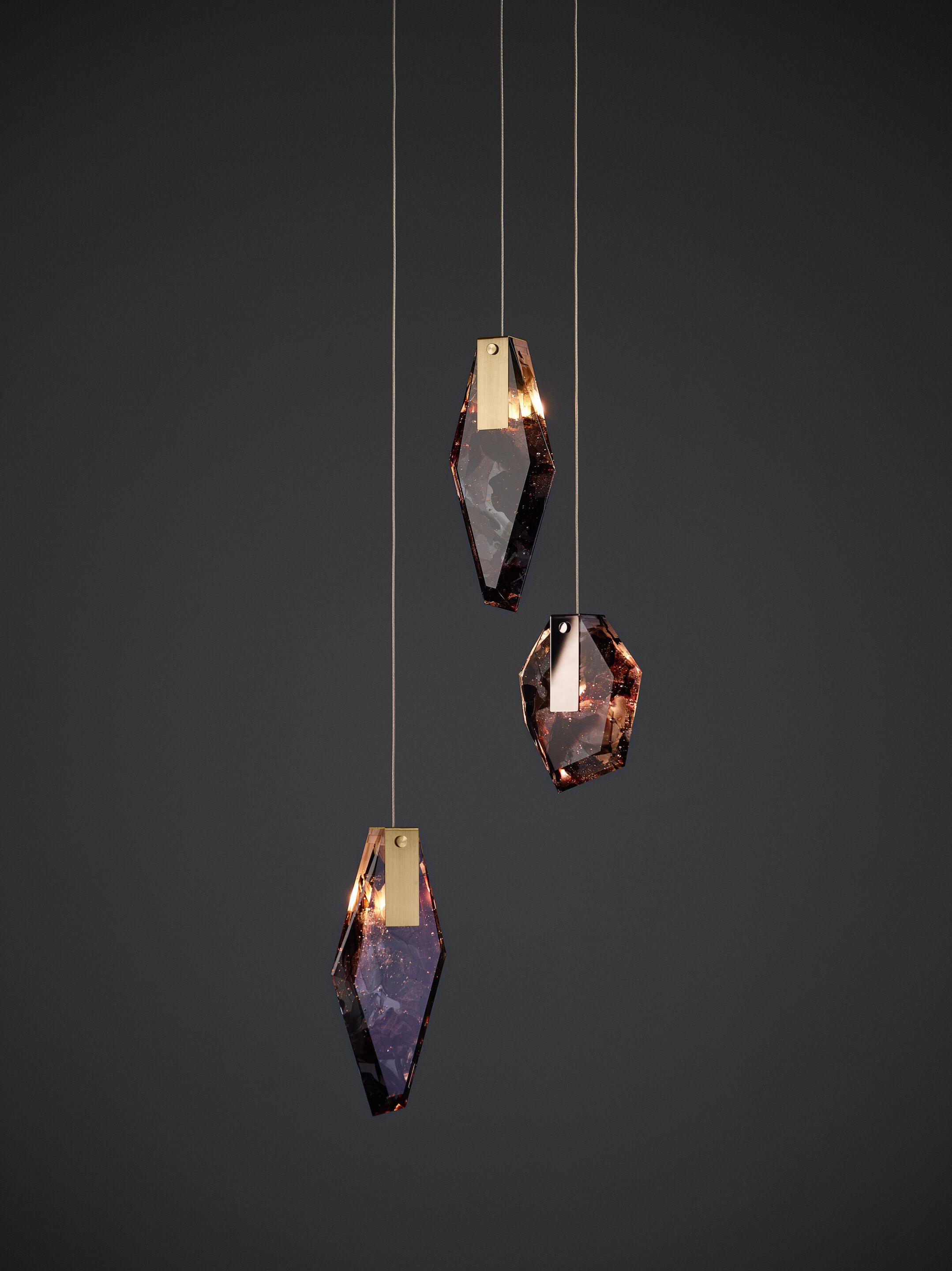 Стеклянная светодиодная люстра bomma Фрагменты ARCH-00024288 - Вид №13