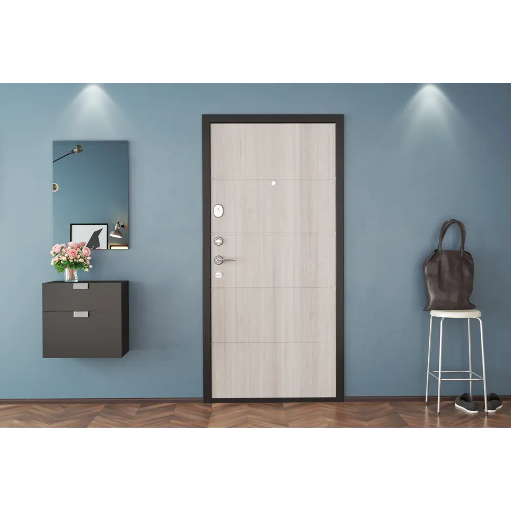 Дверь входная металлическая Премиум New 88x205 см левая дуб седой DOORHAN STLM-2099992 - Вид №6