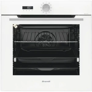 91248020 Электрический встраиваемый духовой шкаф Brandt BOP7537W 59.2x59.6x54.4 см цвет белый глянец STLM-1435094