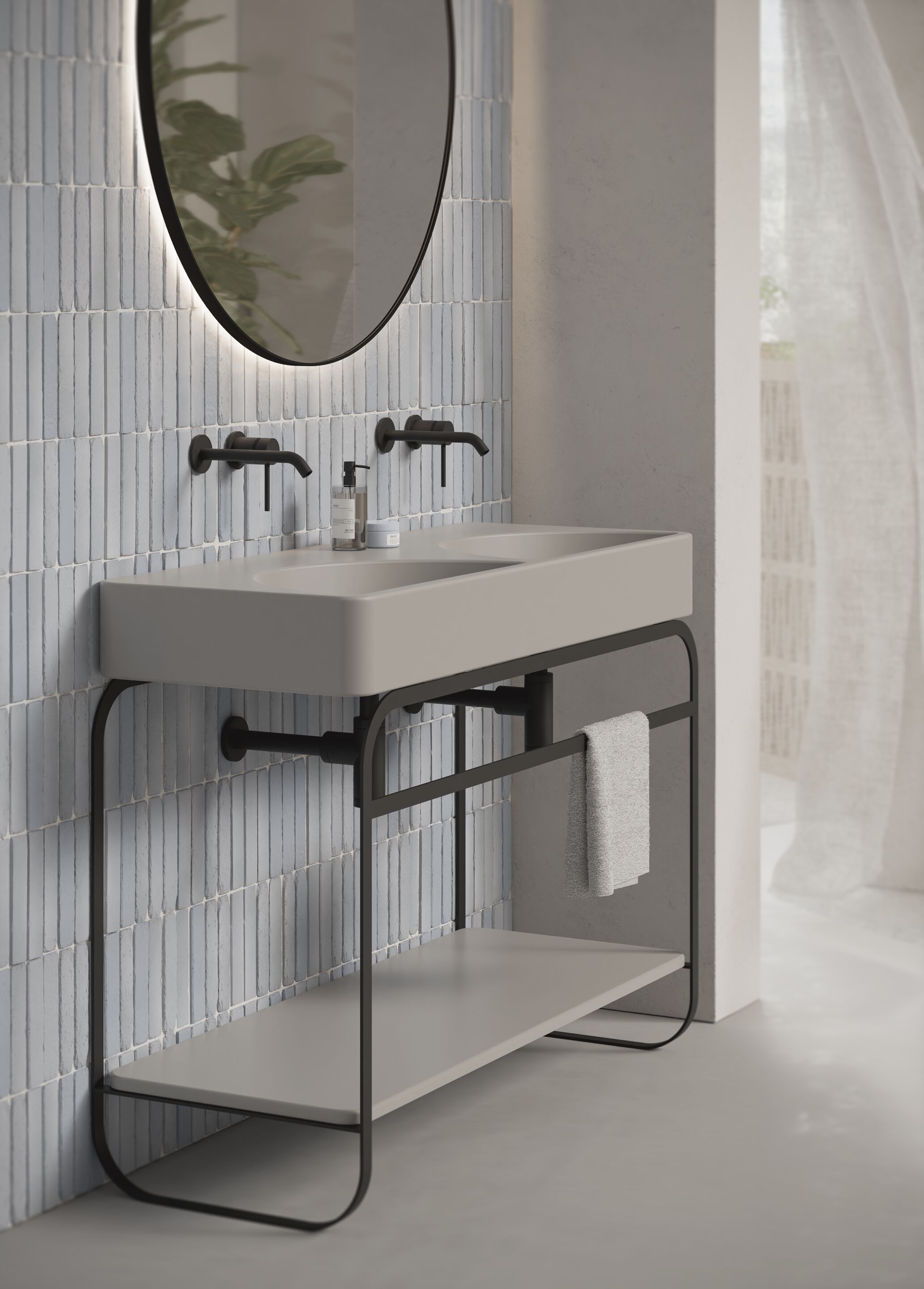 Двойная раковина из нержавеющей стали со встроенной раковиной Alice Ceramica Lunaris ARCH-00032601 - Вид №1