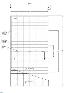 Фотоэлектрический модуль стекло-стекло