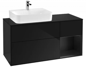 Villeroy&Boch Тумба под раковину Прямоугольная версия F152PDPH Finion Glossy Black Lacquer