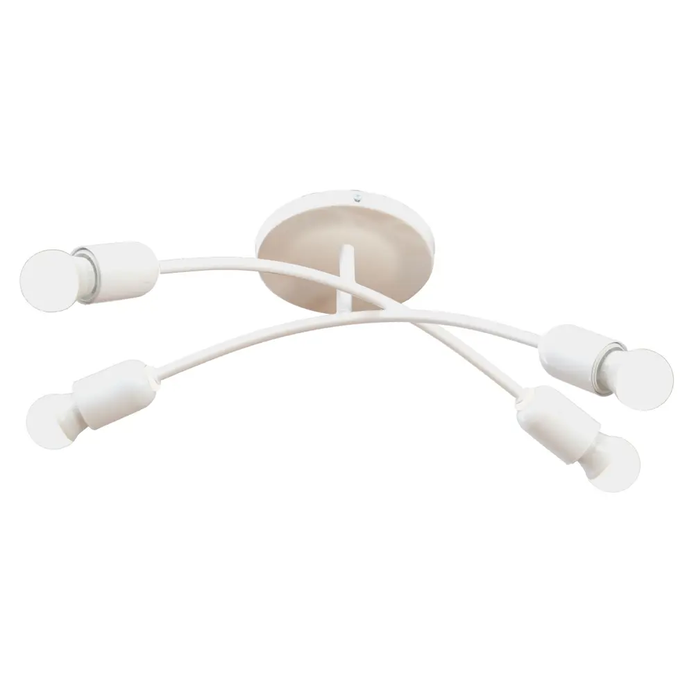 Люстра потолочная Светус Офелия 638 4хЕ27 15 м² цвет белый STLM-2205501