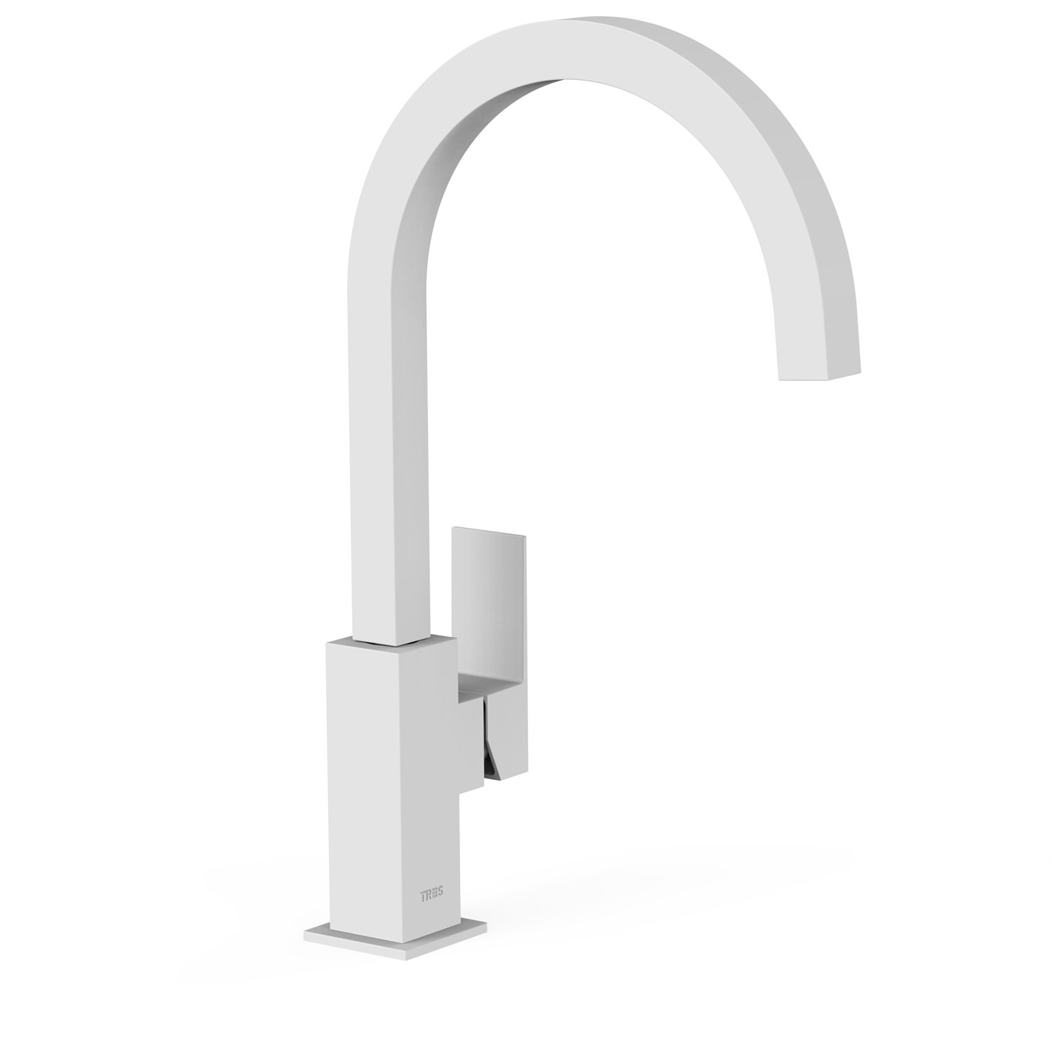 Смеситель для умывальника CUADRO XXL с одной ручкой и боковым рычагом-00660702BM TRES 