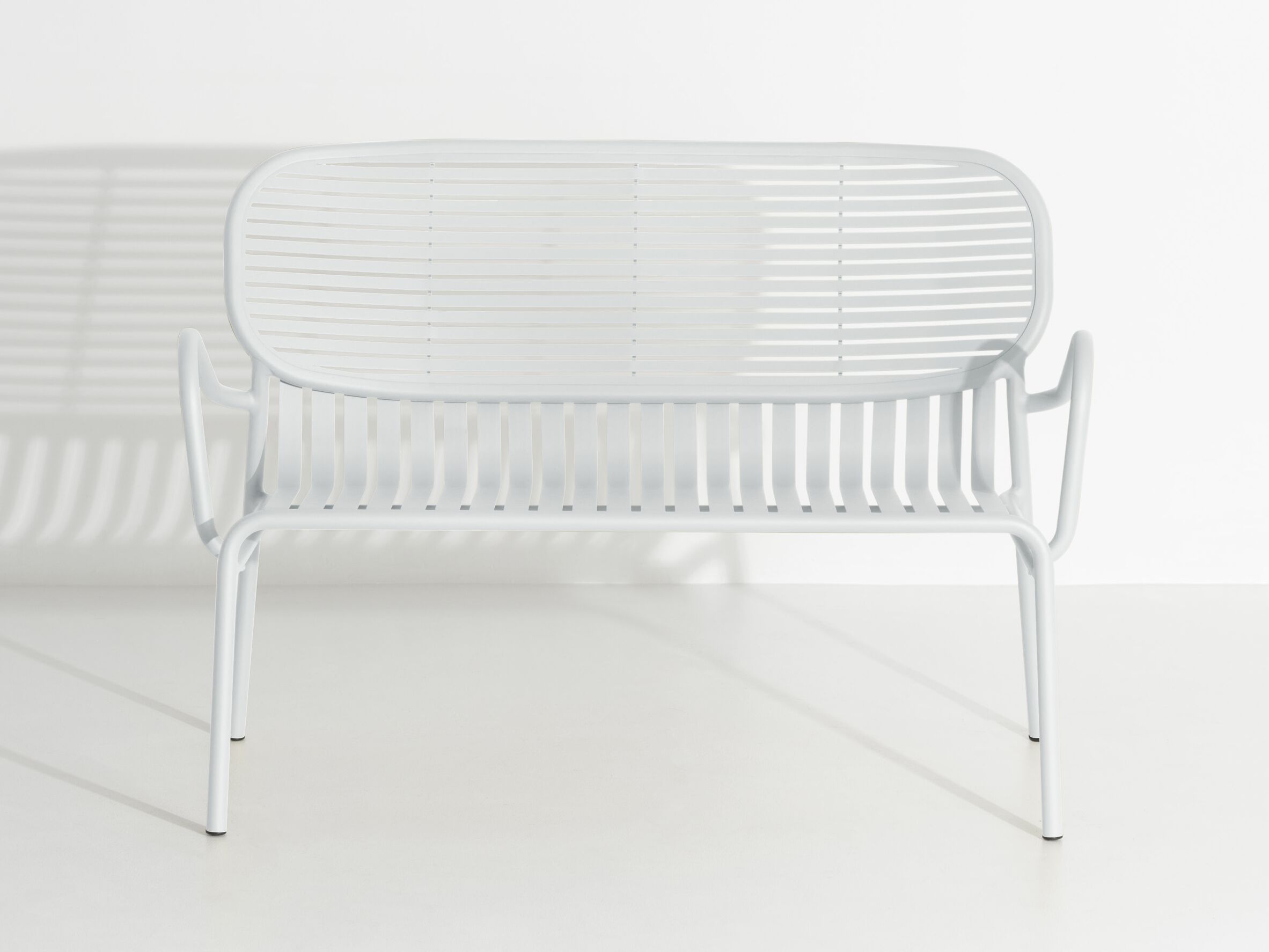 Алюминиевая садовая скамейка с порошковым покрытием с подлокотниками Petite Friture выходные ARCH-00120153 - Вид №19