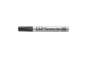 18134263 Маркер Pen-Touch Calligrapher средний стержень 5.0мм, Серебряный XPFK-C 53 SAKURA