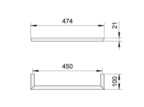 Стальной держатель для полотенец Fantini Rubinetti Венеция аксессуары ARCH-00096668 - Вид №6