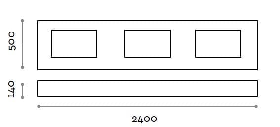 Общественный ламинат настенный умывальник FIT INTERIORS ARCH-00013698 - Вид №1