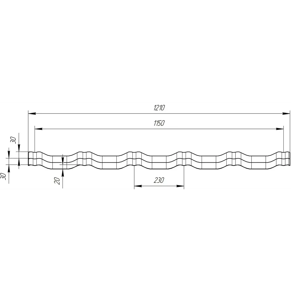 Металлочерепица квинта Uno 0.5 Satin RAL 7024 1210x720 мм серый Grand Line STLM-2136597 - Вид №3