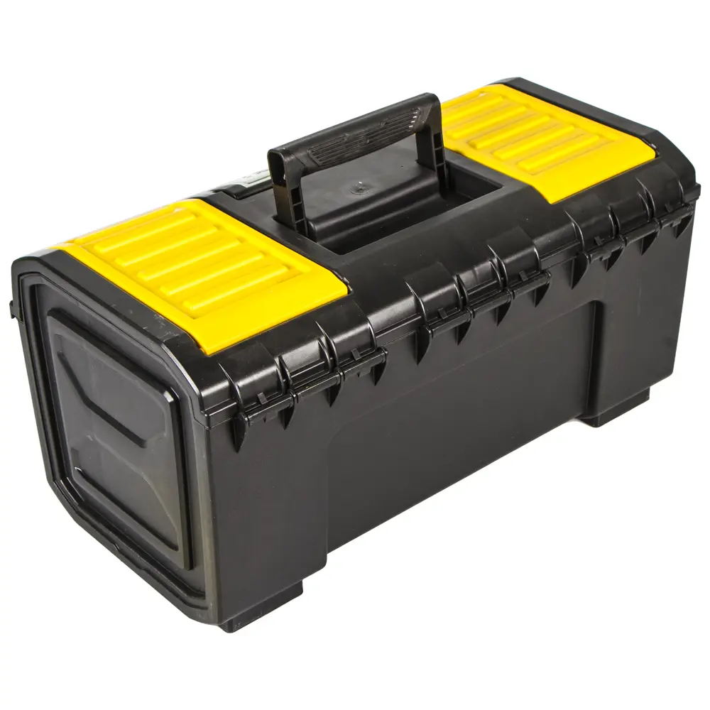 Ящик для инструмента Stanley 480х266х236 мм, пластик, чёрный/жёлтый STLM-2100876 - Вид №1