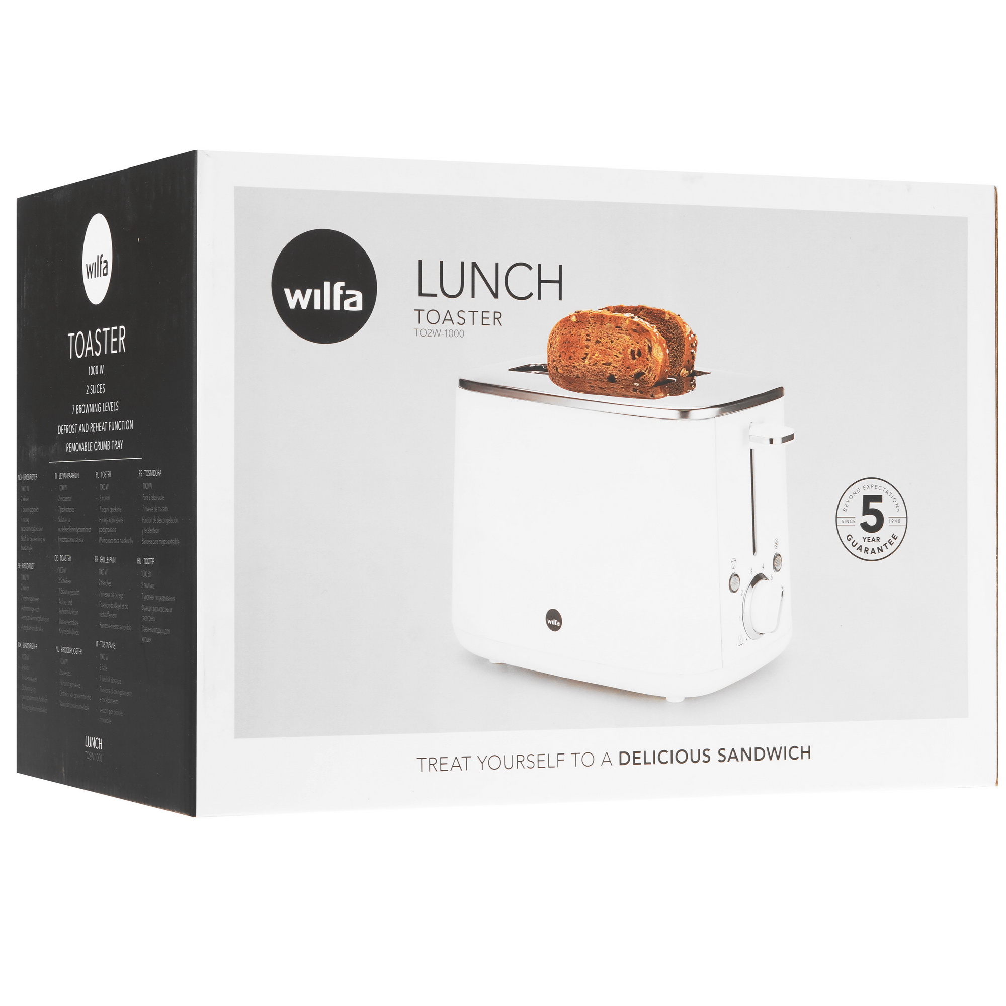 9042406 Тостер Wilfa TO2W-1000 белый STDN-0084809 - Вид №7