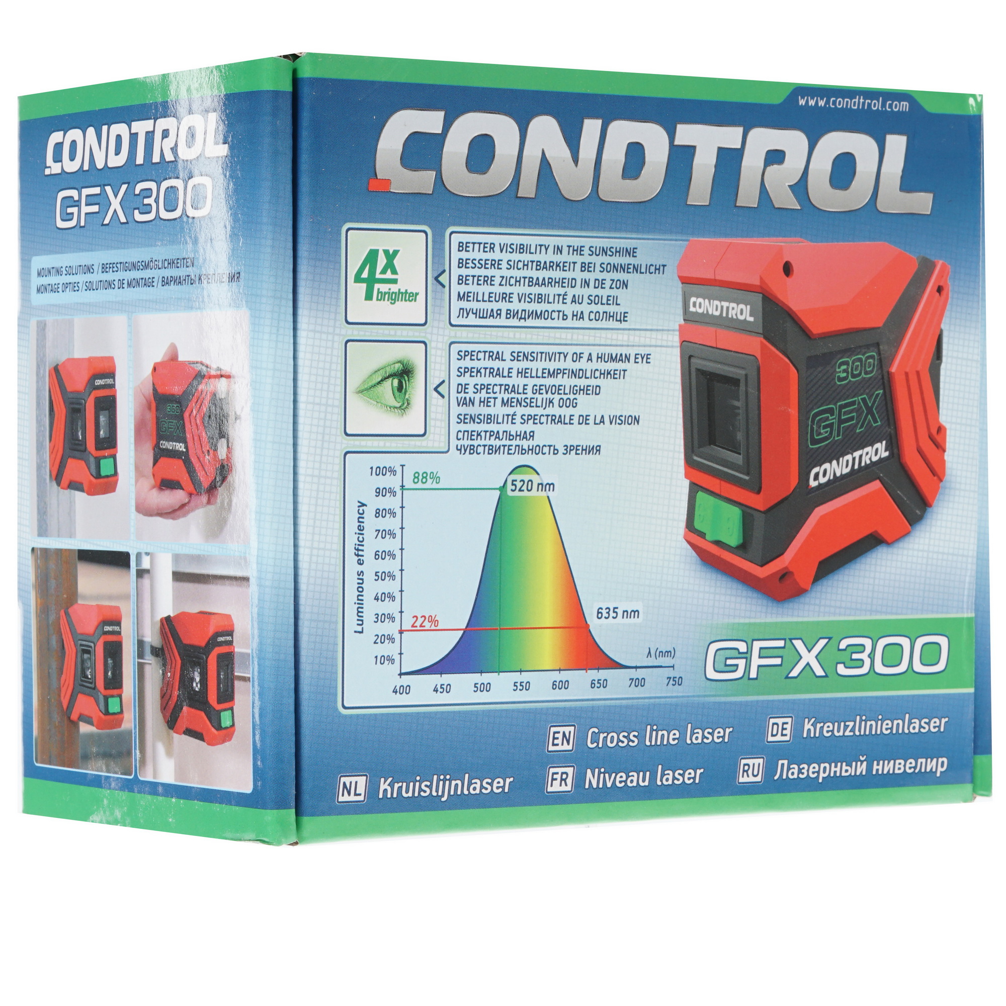Лазерный нивелир Condtrol GFX300 8160227 STDN-0101695 - Вид №7