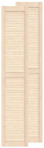 90538022 Двери жалюзийные деревянные 1505х294х20мм сосна Экстра комплект из 2-х шт STLM-0270922 TIMBER&STYLE