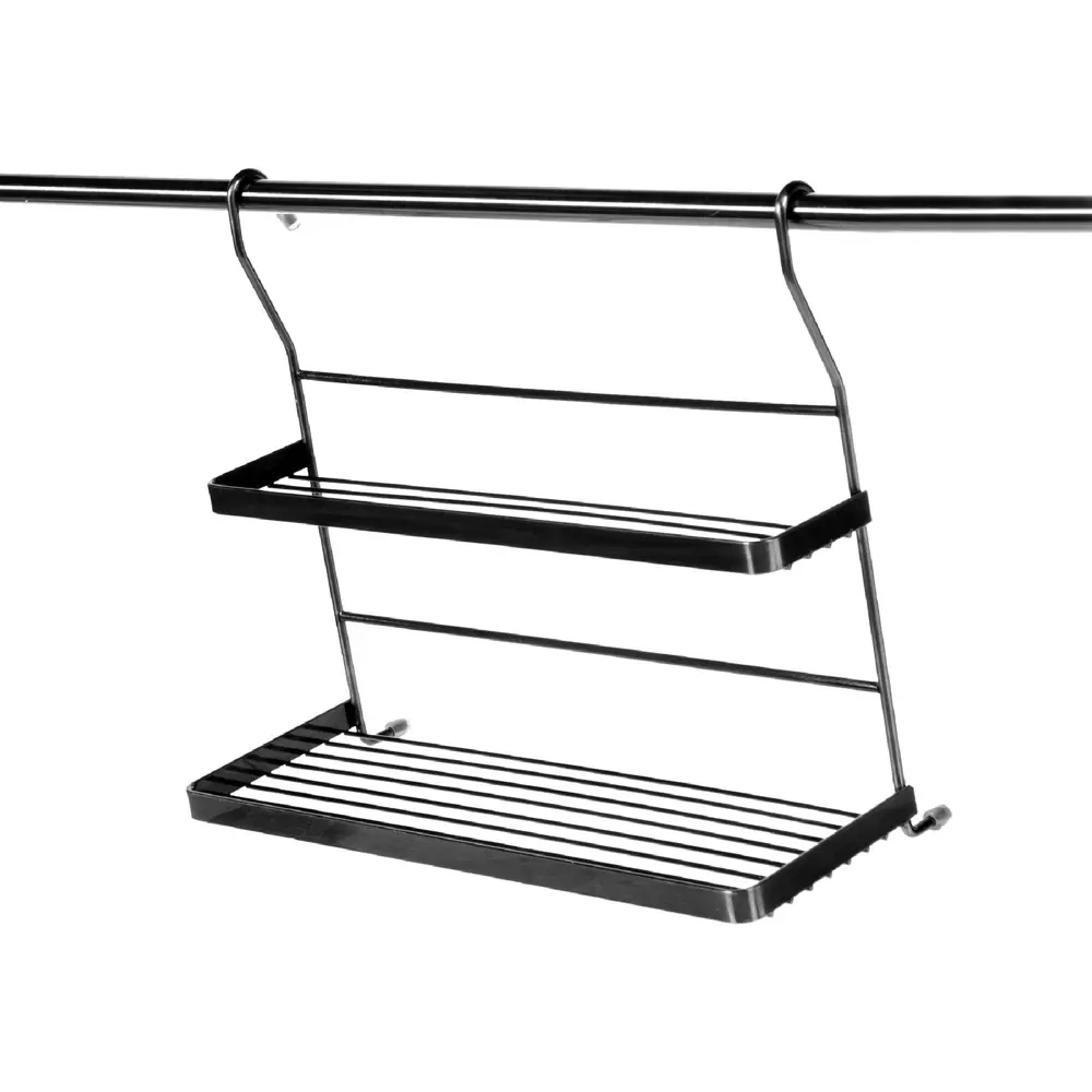 Полка двухъярусная Delinia 163х280х430 мм цвет бронза STLM-2159996