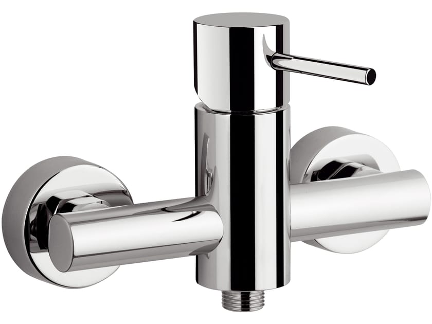 Латунный однорычажный наружный смеситель для душа с 2 отверстиями Rubinetterie Mariani Ultraminimal ARCH-00090847