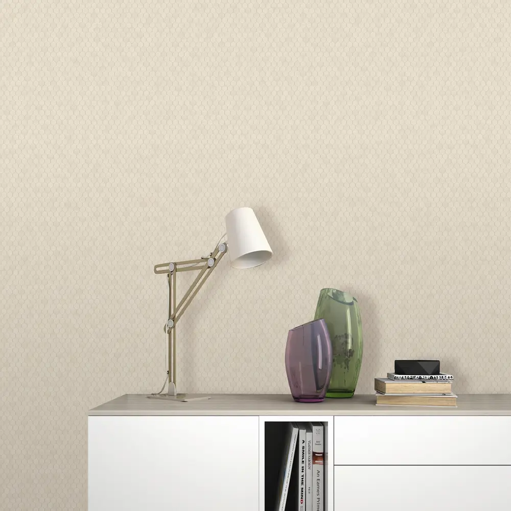 Обои флизелиновые Inspire Carolyn-Mosaic бежевые 1.06 м 968668 STLM-2035710 - Вид №2