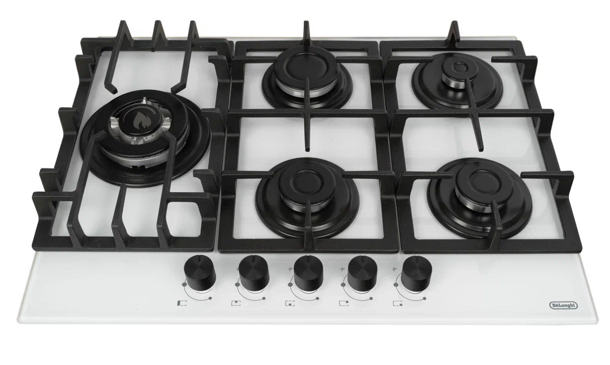 9156189 Газовая варочная поверхность DeLonghi GERMANA 7GW BB STDN-0148330 - Вид №1