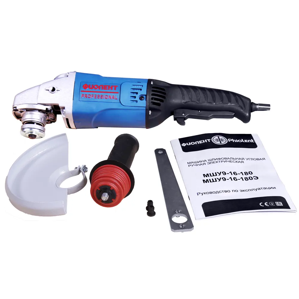 УШМ (болгарка) Фиолент МШУ9-16-180Э, 1600 Вт, 180 мм STLM-2025316 - Вид №6