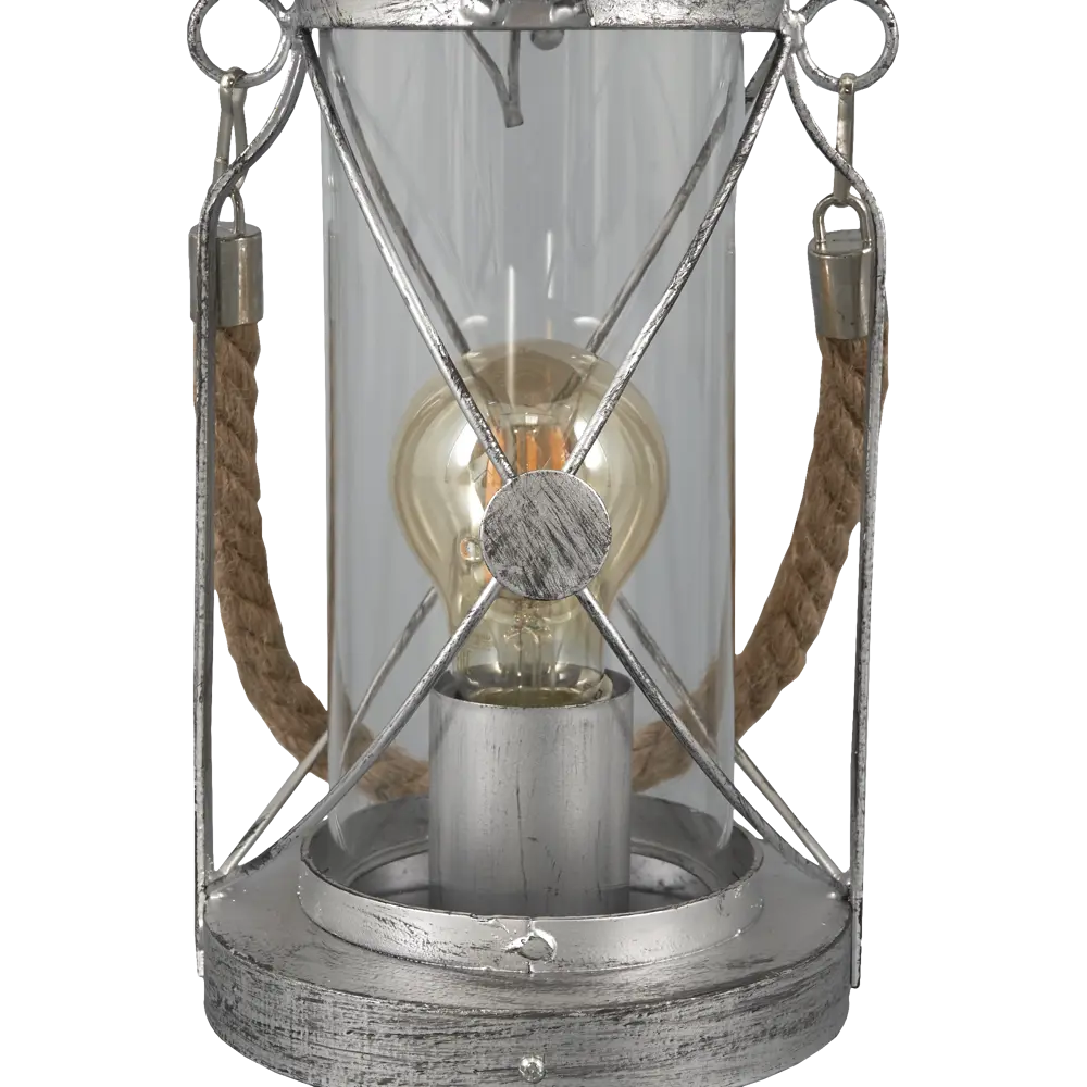 Настольная лампа Eglo Bradford 1xE27x60 Вт стекло цвет серебро STLM-2095032 - Вид №6