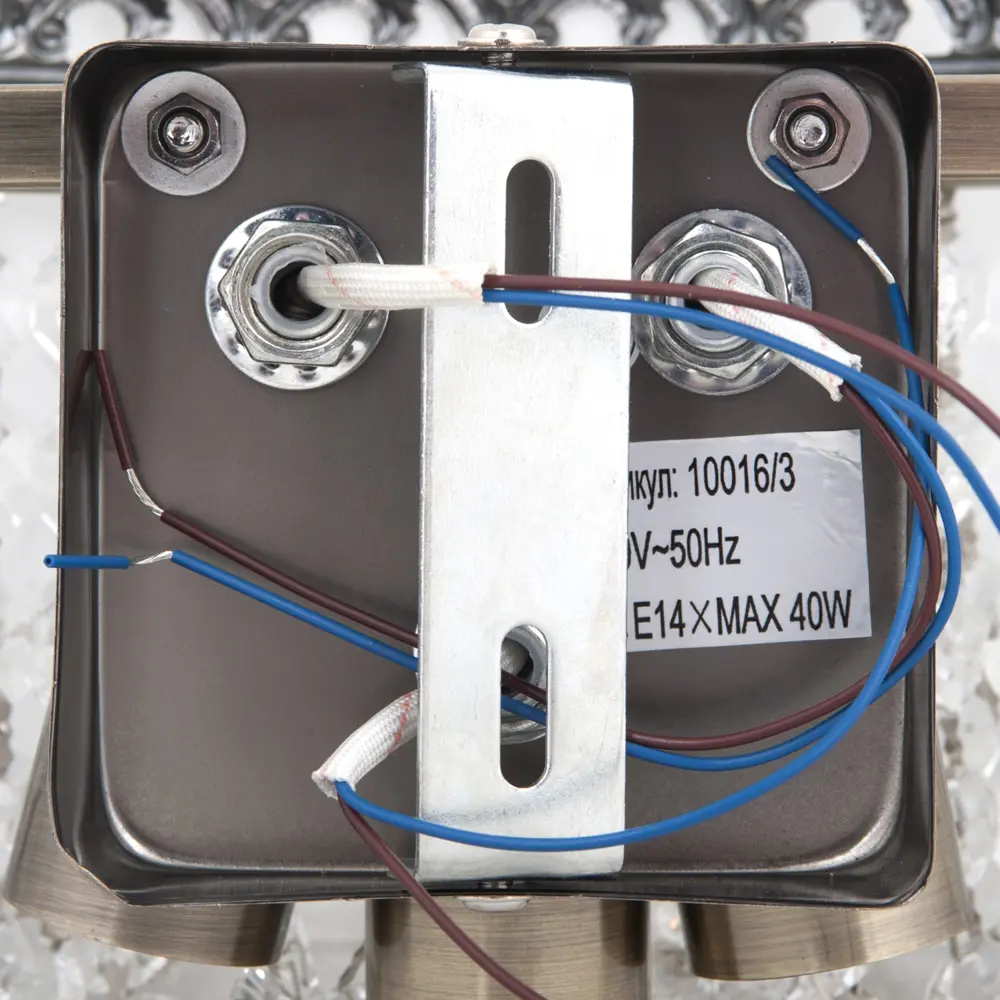 Бра Соната 3xE14x60 Вт, металл, цвет бронза Eurosvet STLM-2173519 - Вид №1