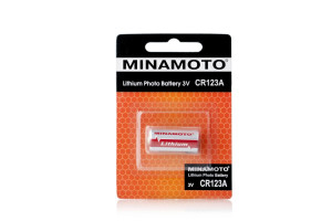 16375201 Батарейка CR123, 1 card 856 MINAMOTO