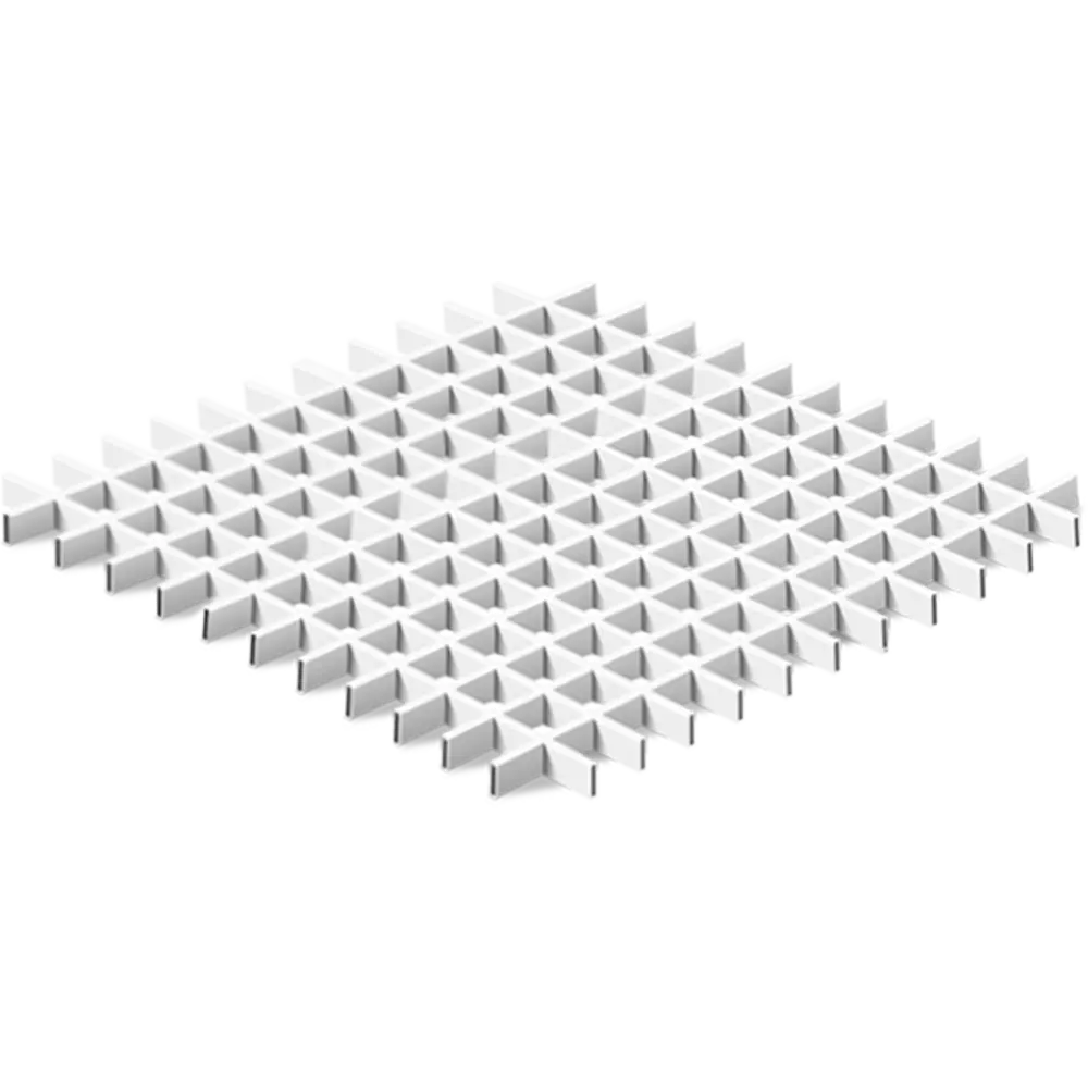 Комплект грильято 50x50x40 мм 1.2 м белый матовый