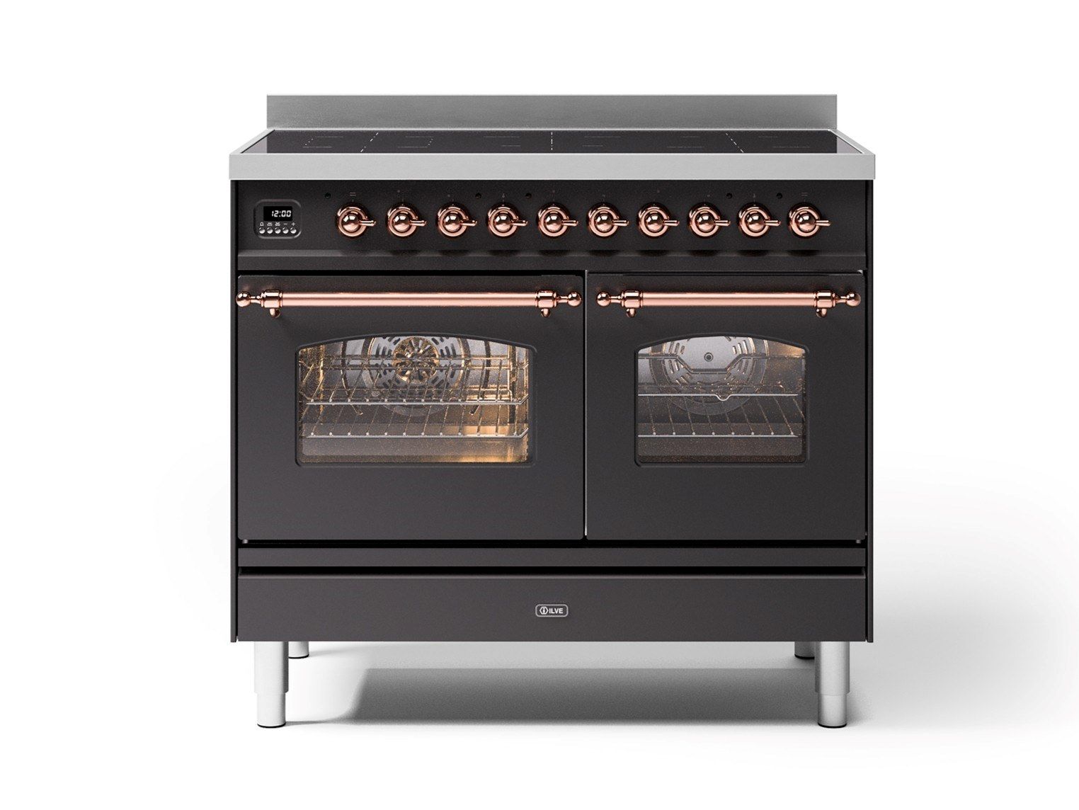 Стальная отдельно стоящая кухня с индукционной плитой Ilve Nostalgie ARCH-00074668