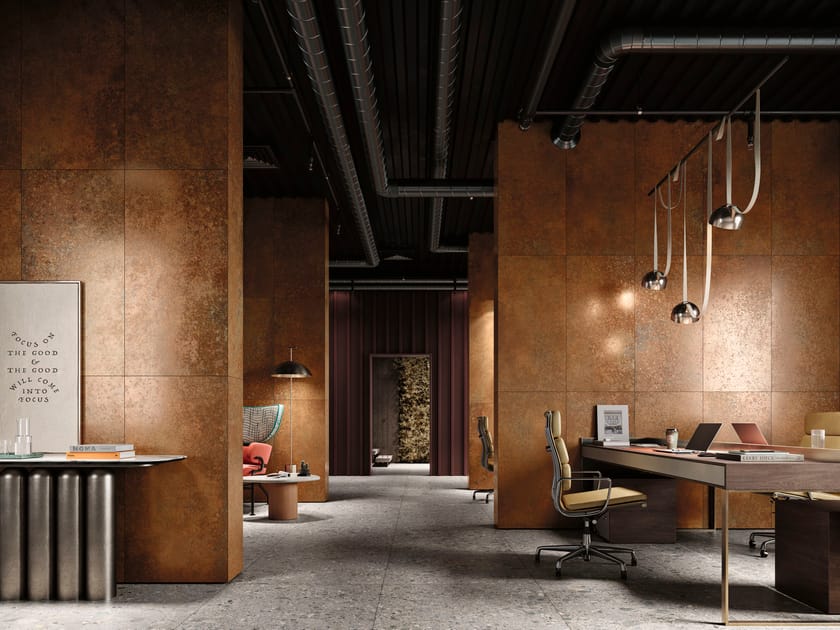 Напольное / керамогранит с металлическим эффектом Revigrés ARCH-00122040