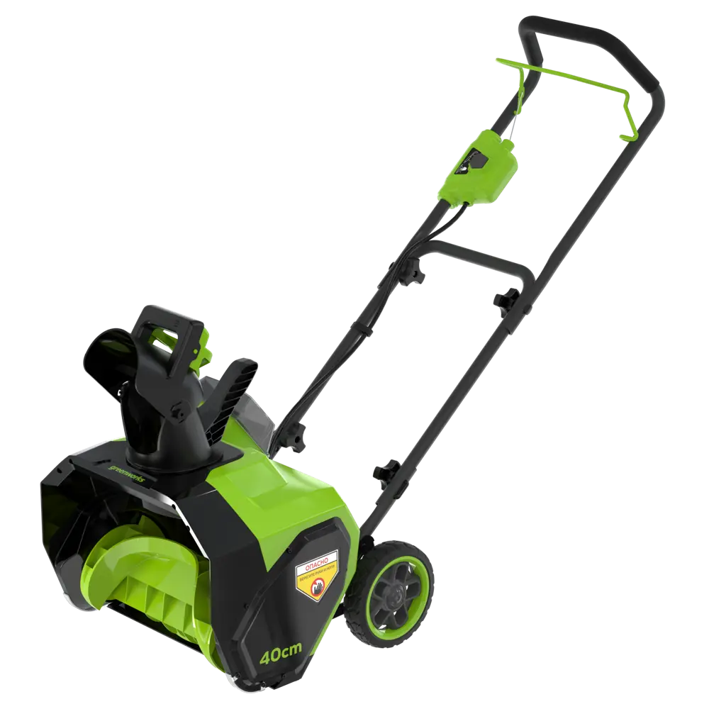 Снегоуборщик аккумуляторный Greenworks 2603607UB 40 см 4 Ач АКБ и ЗУ в комплекте STLM-2052694