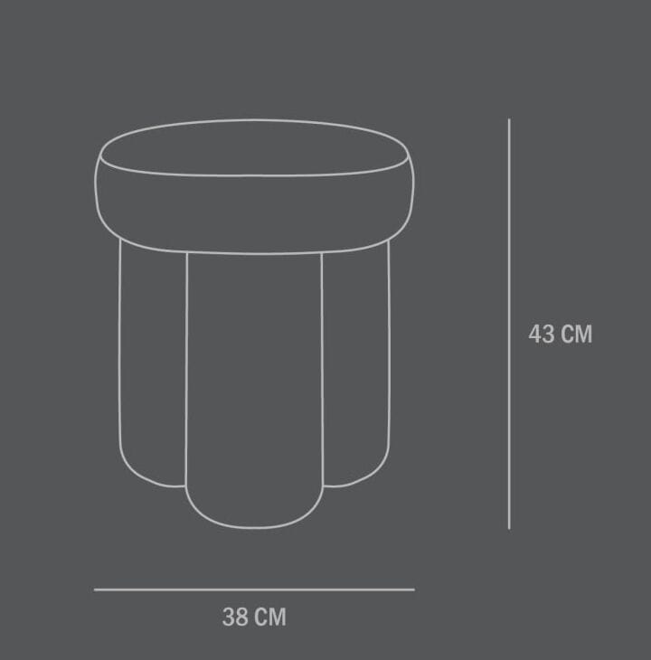 Кожаный низкий стул 101 Copenhagen Big Foot ARCH-00040034 - Вид №3