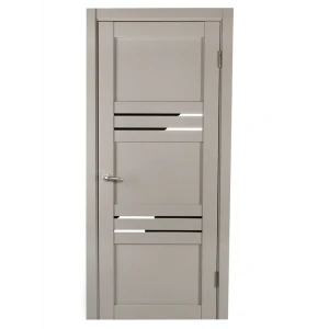 Комплект двери Астерия глухая 70x200 см Hardflex цвет серый жемчуг с добором 100 мм 89428777 STLM-2083238